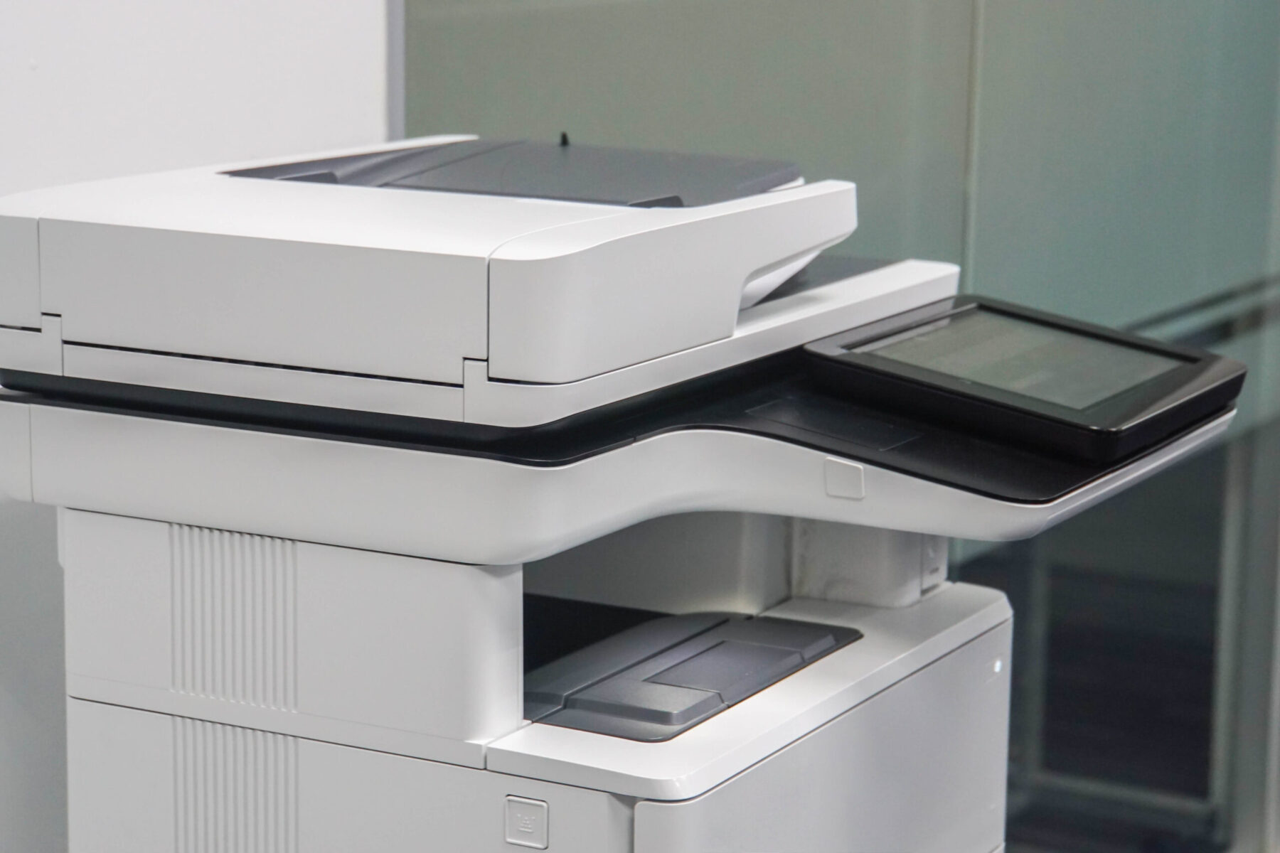 Close,Up,Multifunctional,Printer,In,Office,For,Use,In,Printing