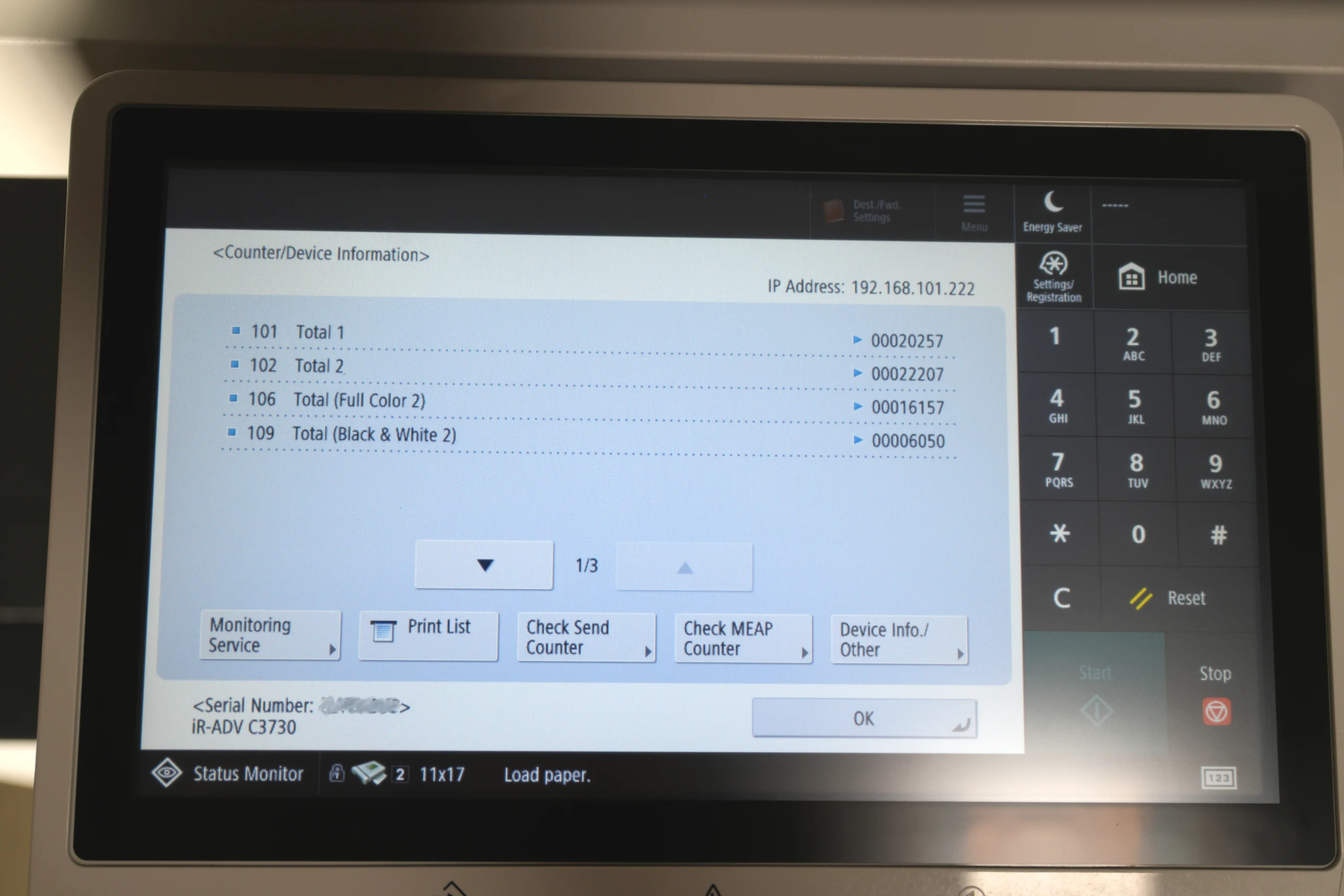 Canon imageRUNNER ADVANCE DX C3730i - Image 3